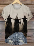 Women's Witch Print Shirt