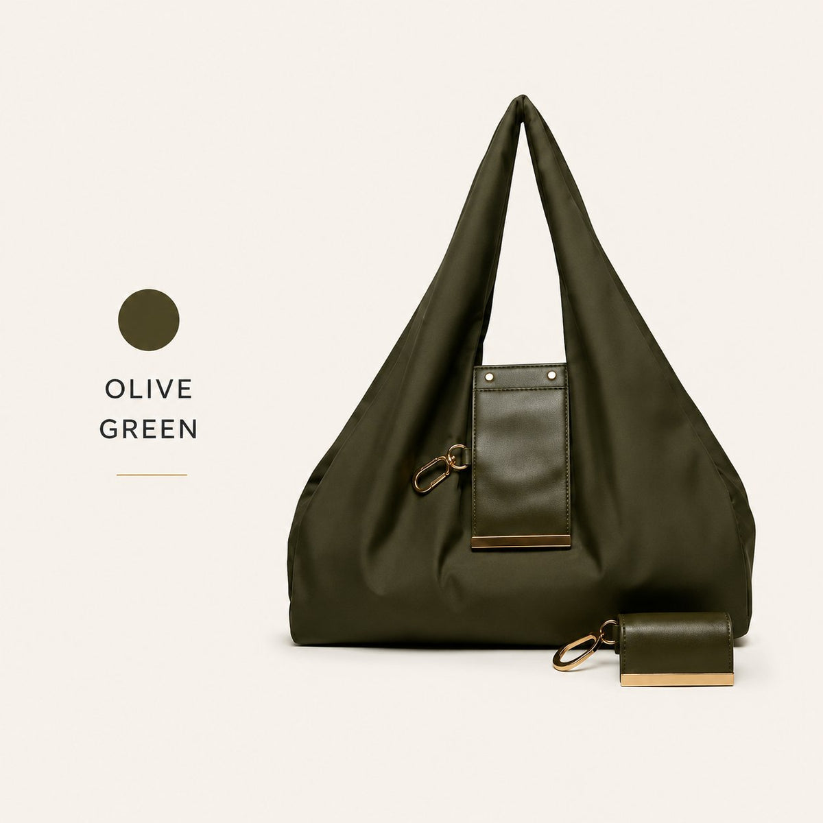 Toworkact™ Varelli Charm Transformable Bag – Stylish Vegan Leather Tote & Keychain Charm